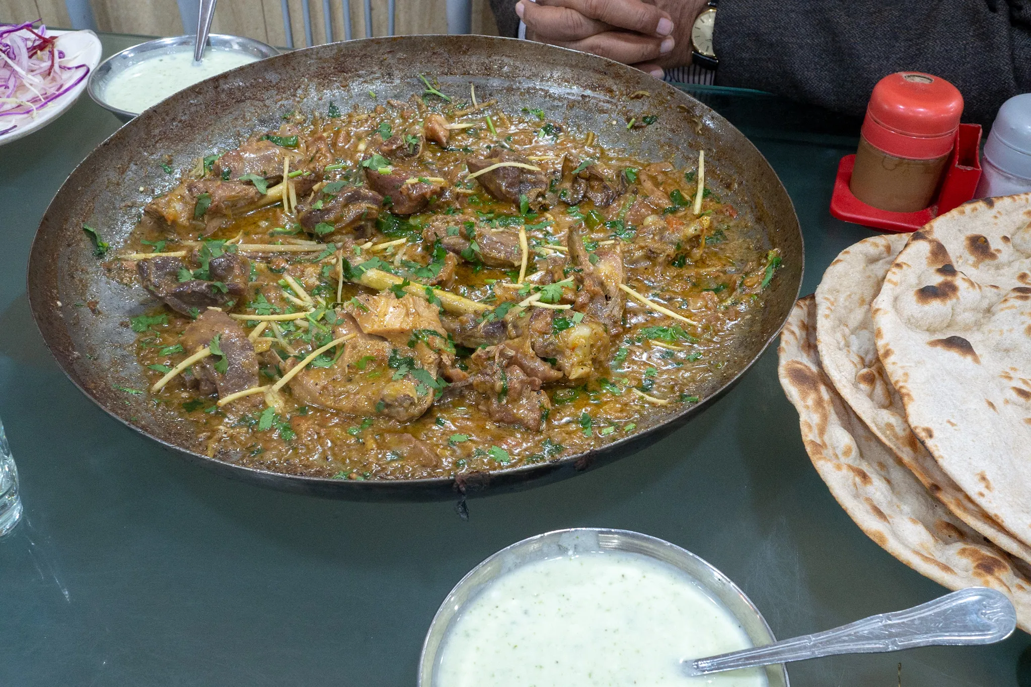 Plate of chicken Karahi
