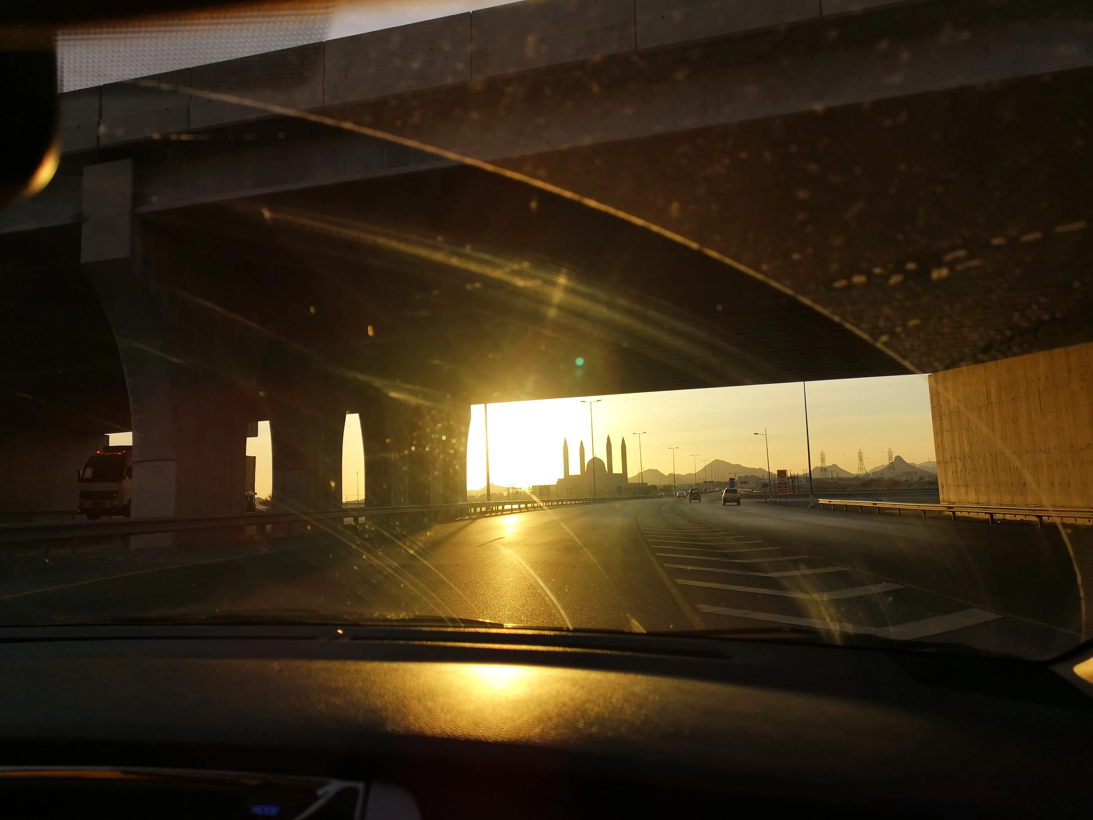 Oman has good roads and driving is very relaxed outside the capital Muscat.