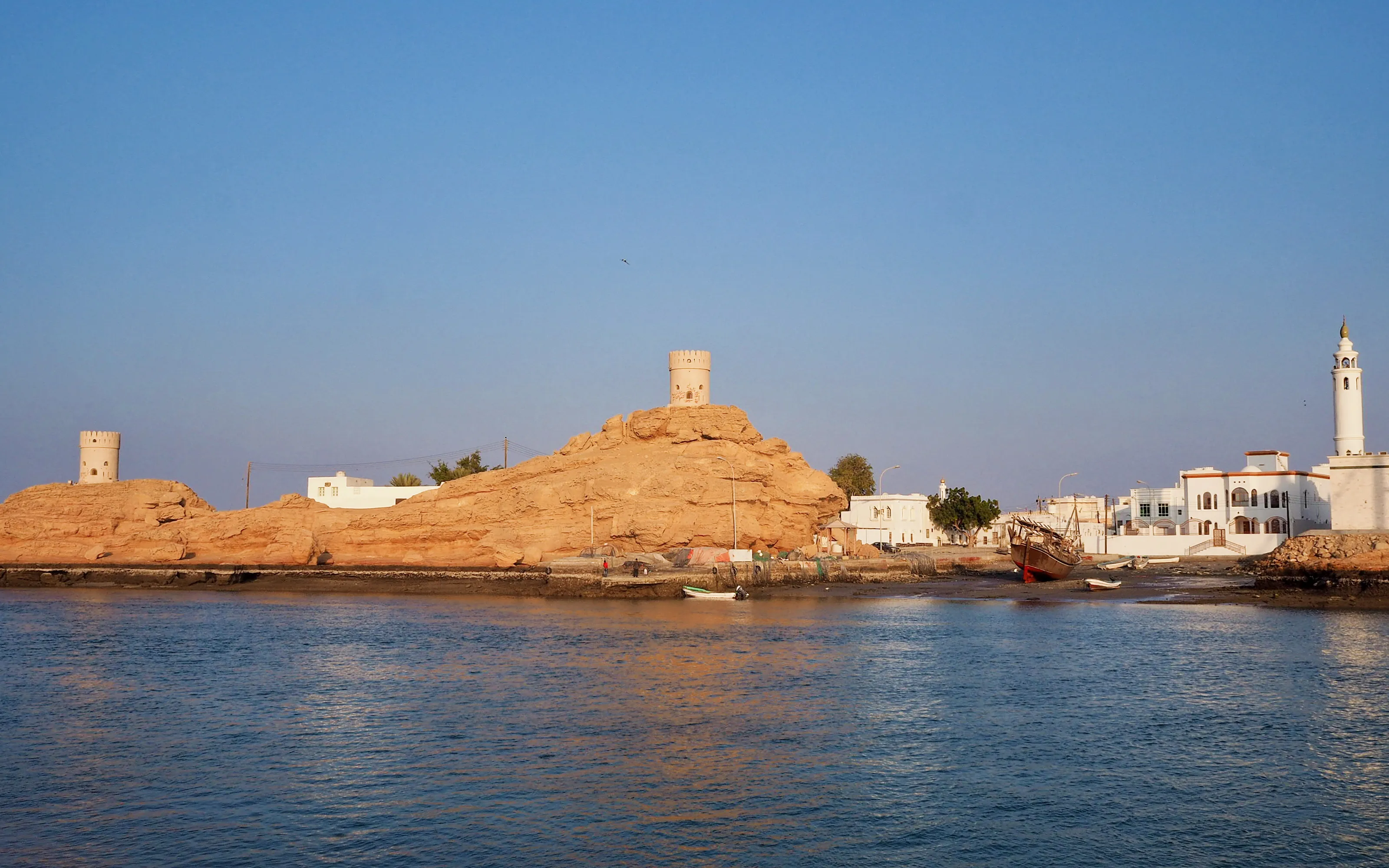 Sur, where dhows, the traditional sailing boats of the region still dock is the fabled home of Sindbad.