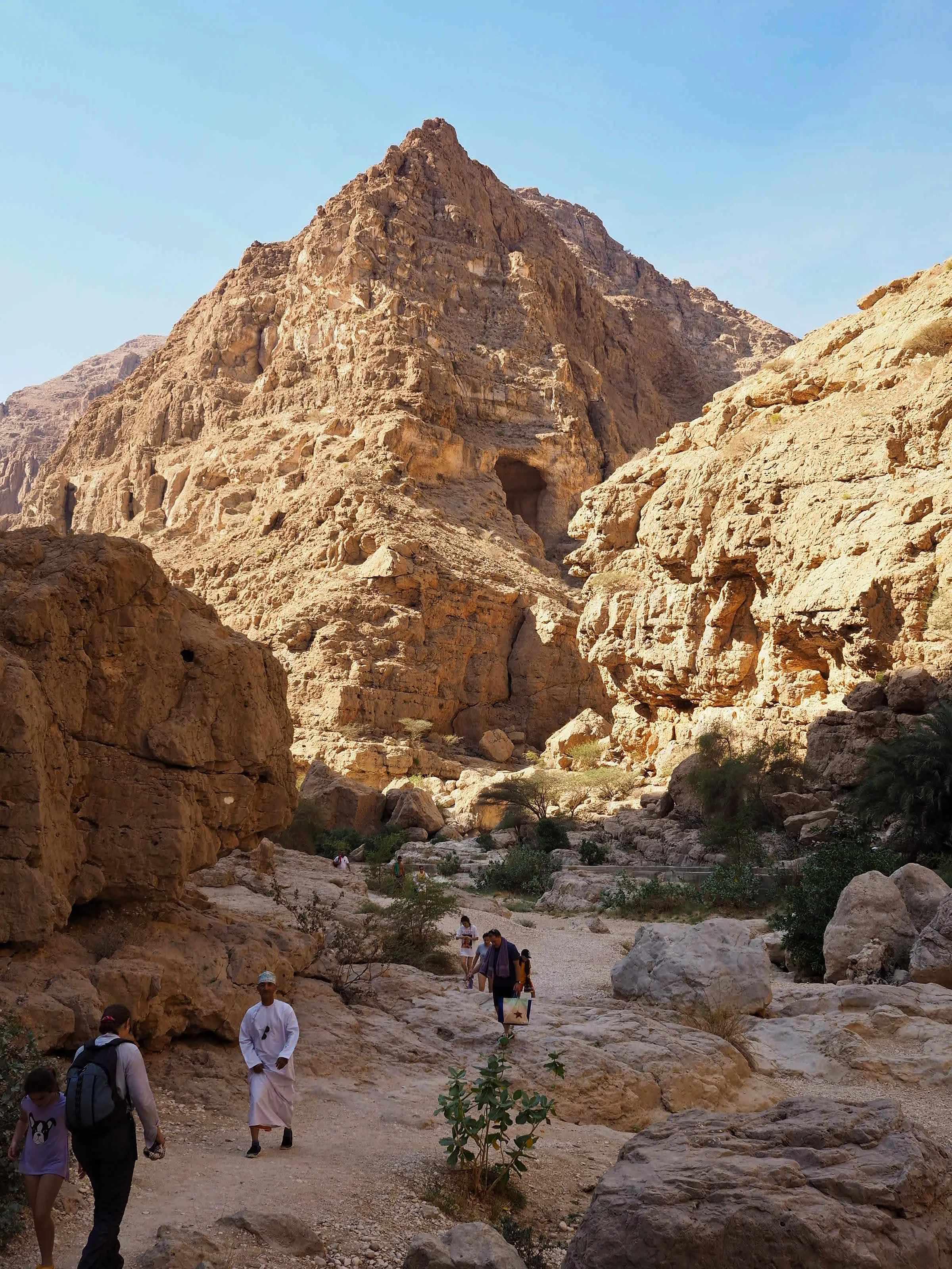 Wadi Shab was an easy hike along a gorgeous gorge.
